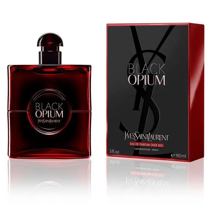 YVES SAINT LAURENT BLACK OPIUM OVER RED EAU DE PARFUM FOR WOMEN